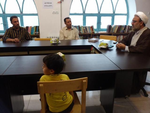 جلسه با اولیاء دانش آموزان مسجد منیریه